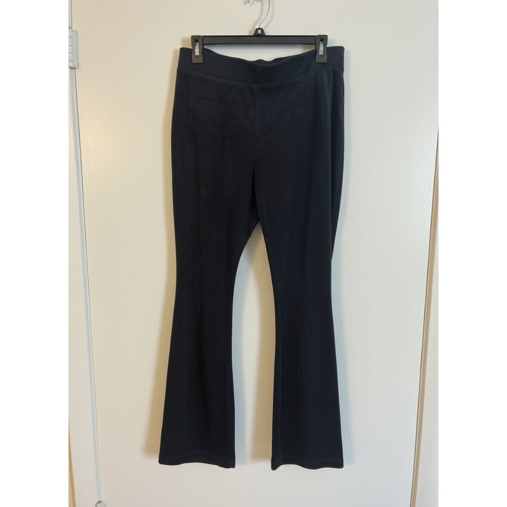 Juicy Couture Black Velour‎ Pants Crisscross Waistband Y2K Lounge Low Rise